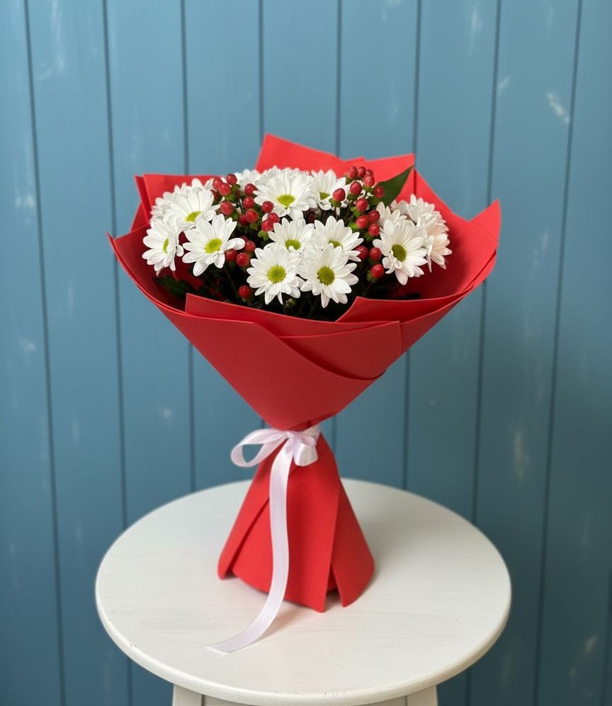 Букет цветов из: Хризантемы в Иня