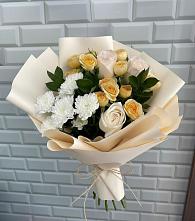 Букет цветов из:  Розы и Хризантемы #REPLACE_PRED# Иня