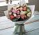 Букет цветов из: Розы, Лизиантусы и Гвоздики в Иня
