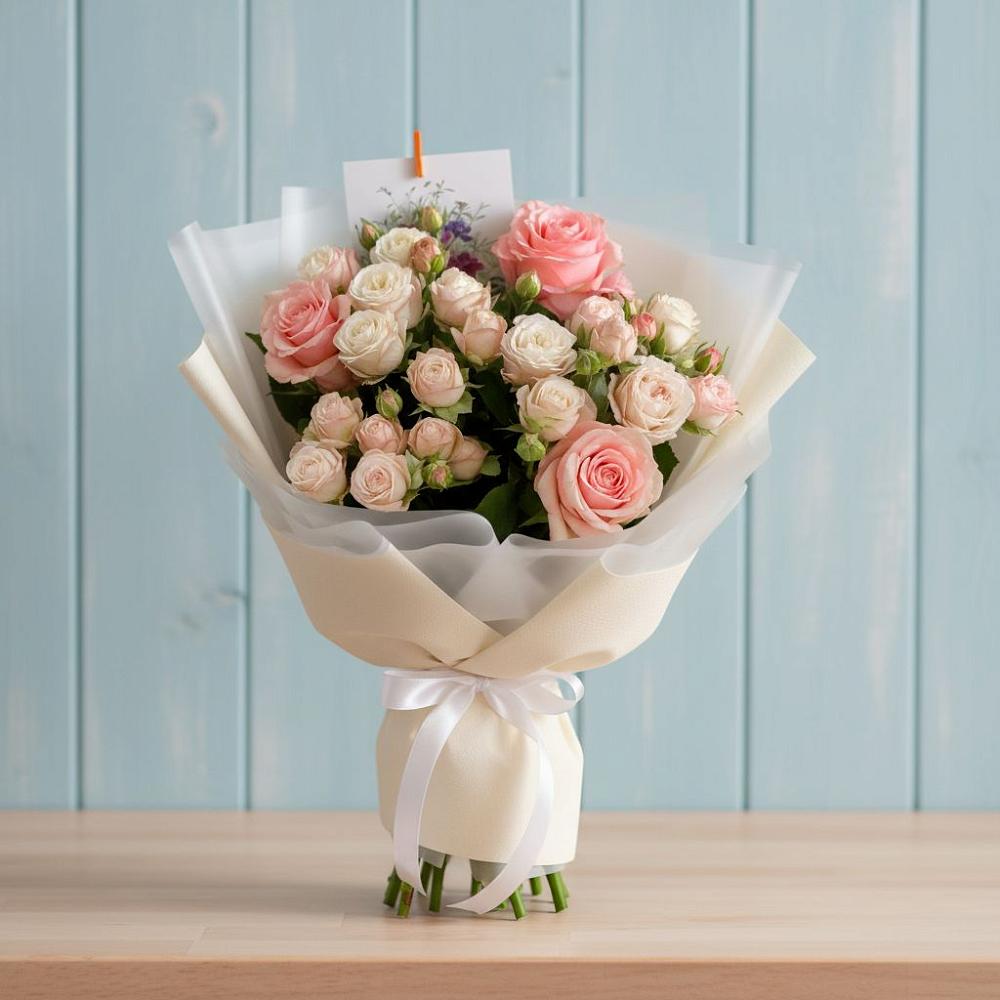 Букет цветов из: Розы в Иня