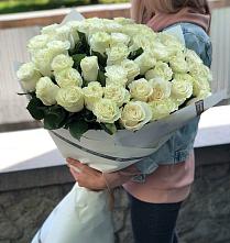 Букет 35 Белых роз #REPLACE_PRED# Иня