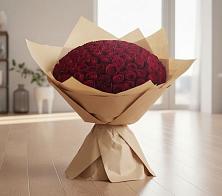 Букет 101 Красная роза в Иня