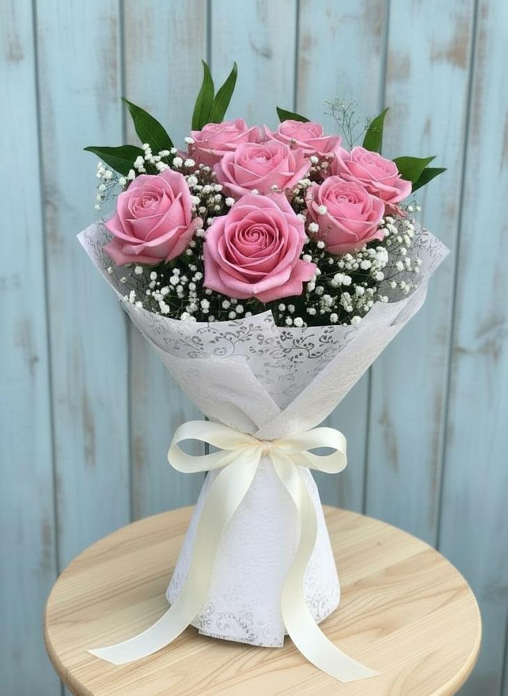 Букет цветов из: Розы в Иня