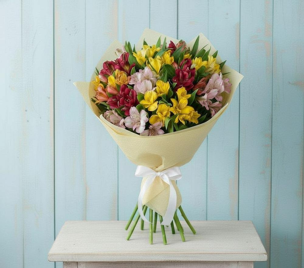 Букет цветов из: Альстромерии в Иня