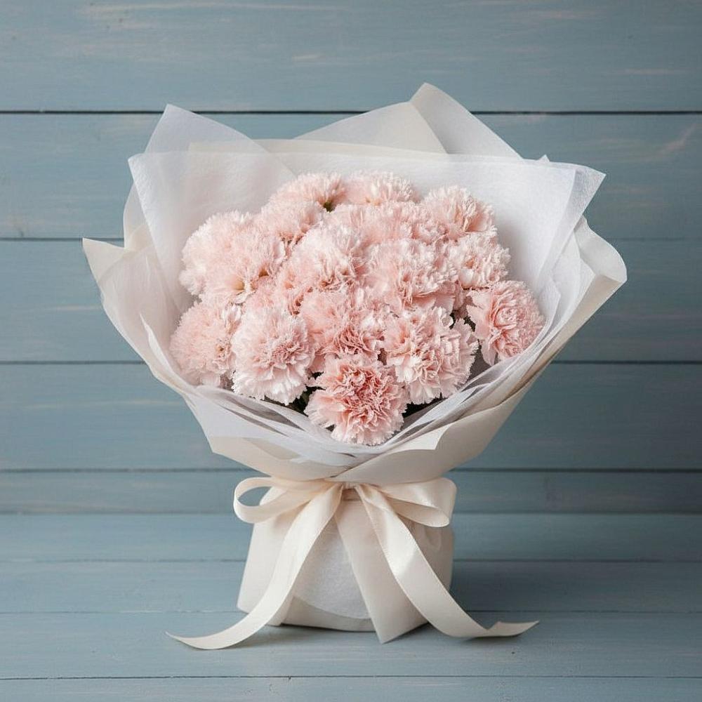 Букет цветов из: Гвоздики в Иня