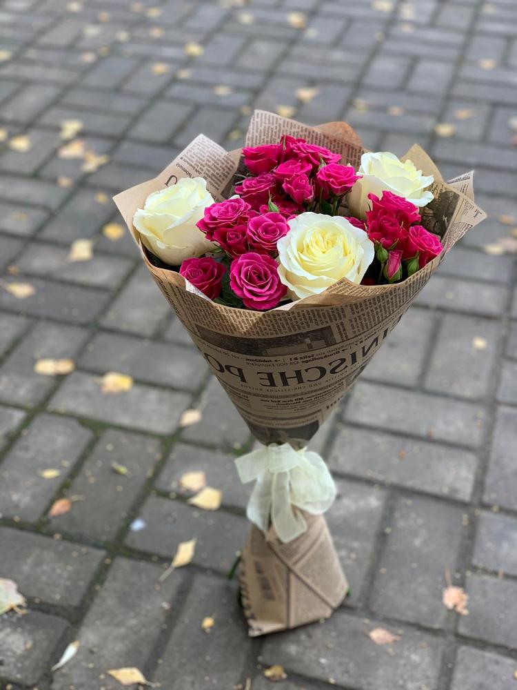 Букет цветов из: Розы в Иня