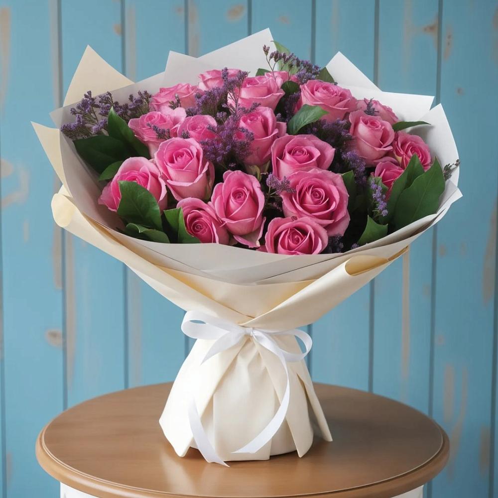 Букет цветов из: Розы в Иня